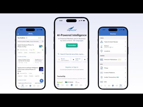 CityFALCON - Getting Started on Mobile